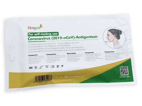 Hotgen Coronavirus (2019-nCoV)- Antigen Schnelltest 